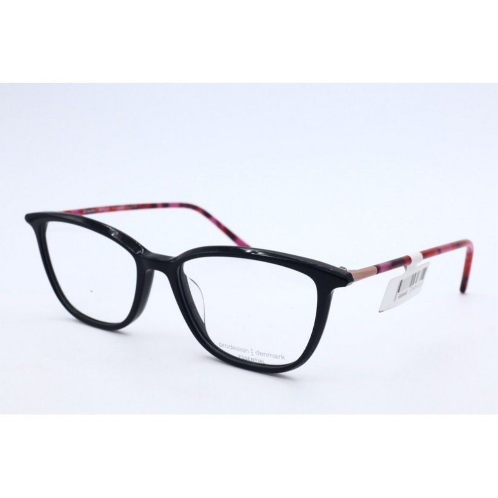 Pro-Design Denmark 3646 6032 Shine Black Cat Eye Eyeglasses Clear Lenses 53mm